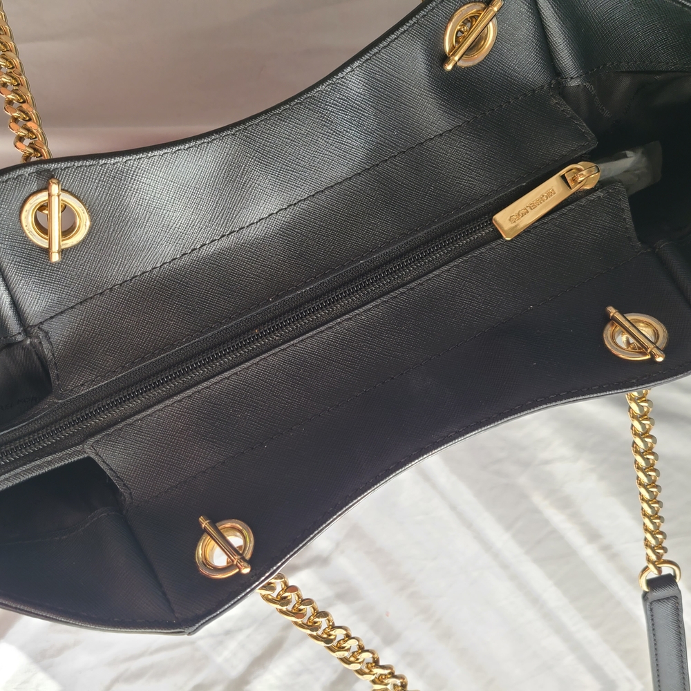 Michael Kors Black Tote Bag Purse - Picture 6 of 9